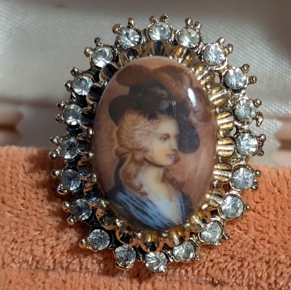 Vintage Hand Painted French Limoge Ring - Picture 6 of 6
